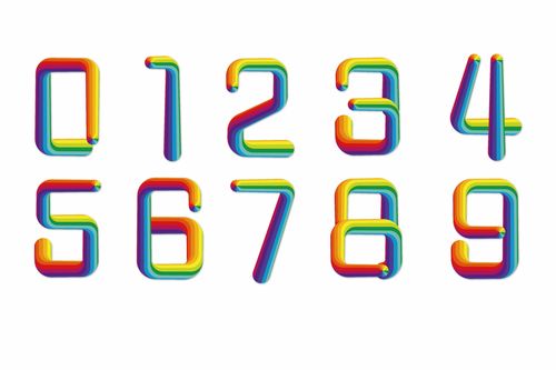 创意数字艺术字 立体免抠素材与现代设计的融合之道